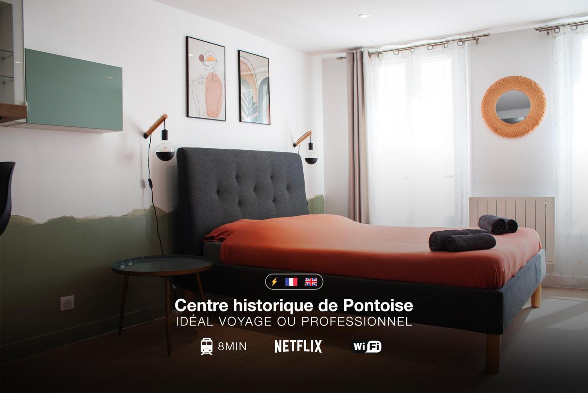 דירות Studio Cosy En Plein Coeur Historique De פונטואז מראה חיצוני תמונה